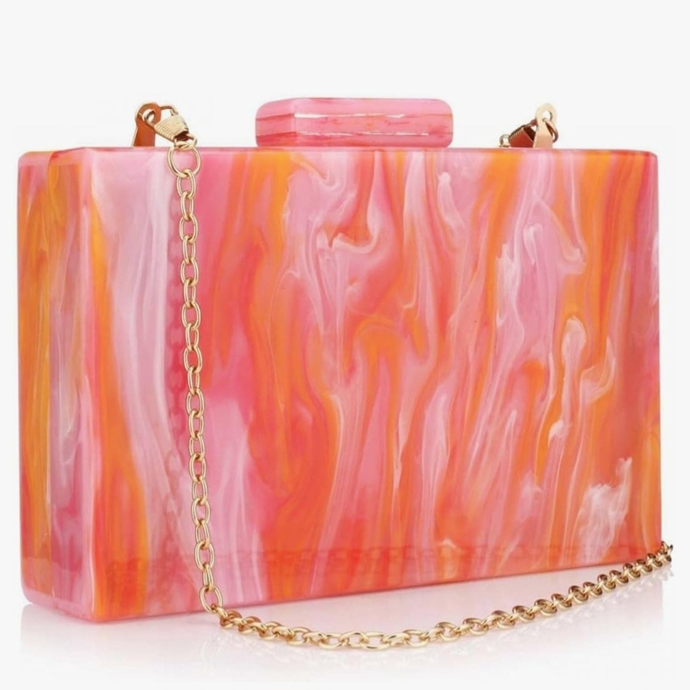 Elegant Orange Clutch - Picture 2 of 5